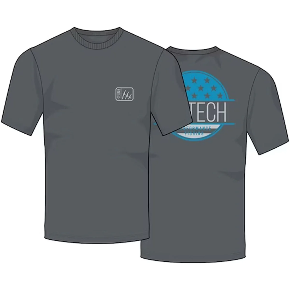 Fintech FPF Rising USA Graphic T-Shirt - Anthracite