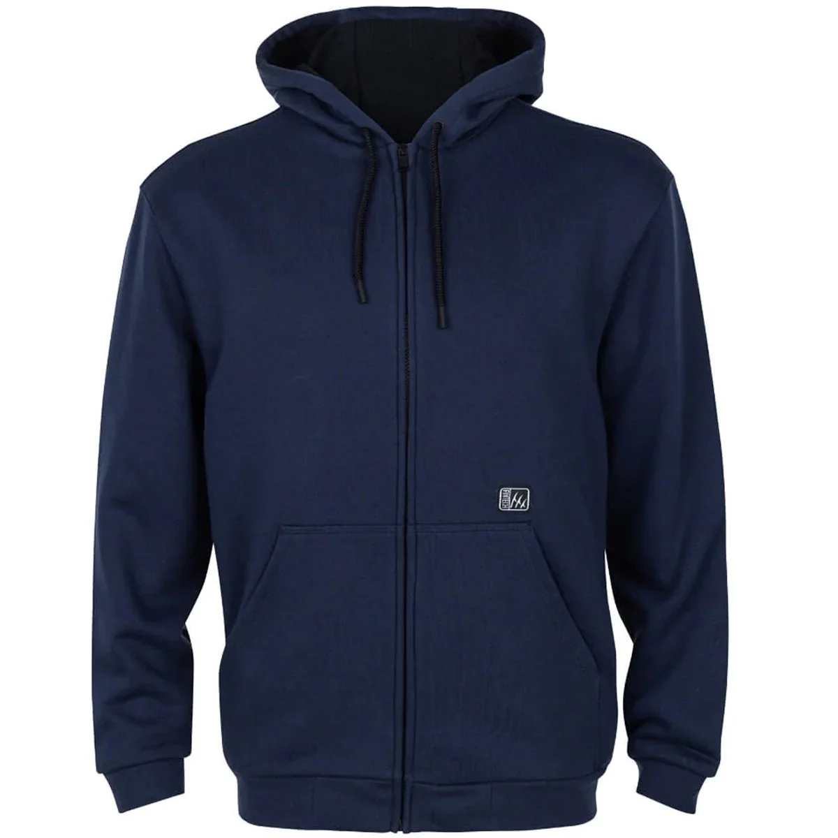 Fintech Heavy-Duty Fleece Full Zip Hoodie - Dress Blues