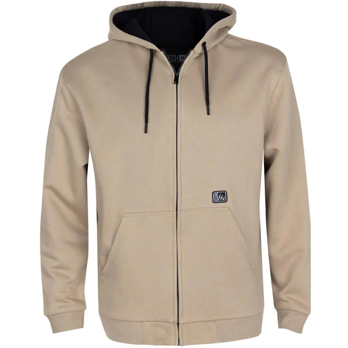 Fintech Heavy-Duty Fleece Full Zip Hoodie - Dune