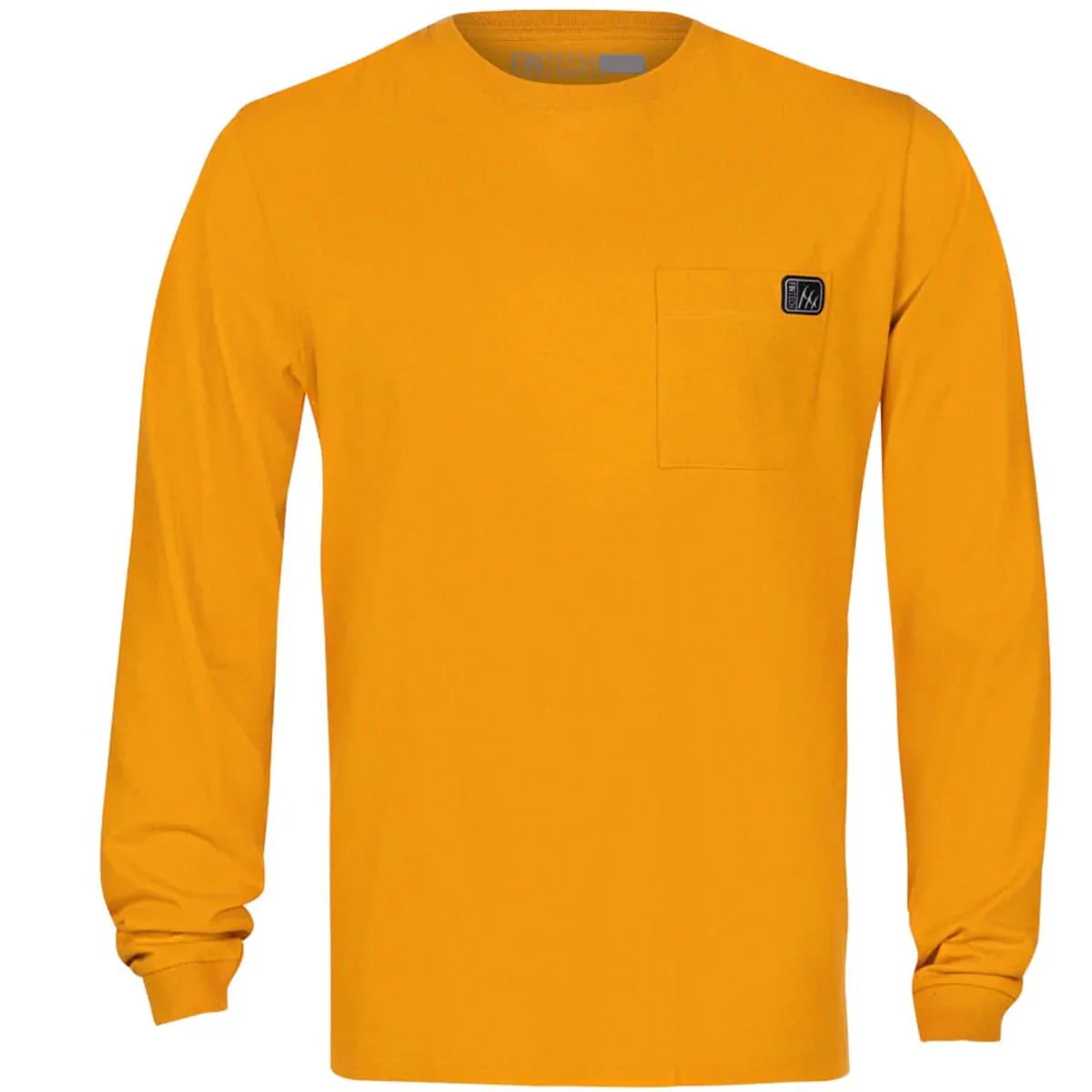 Fintech Heavy-Duty Long Sleeve Graphic T-Shirt - Inca Gold
