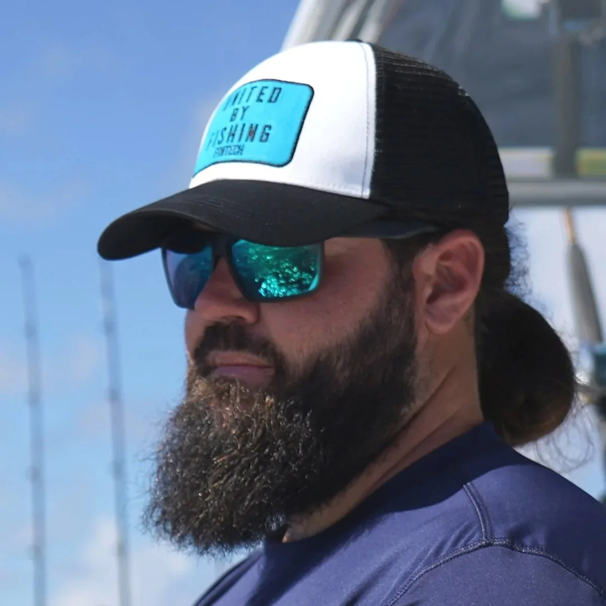 Fintech United By Fishing Snapback Hat - Image 7
