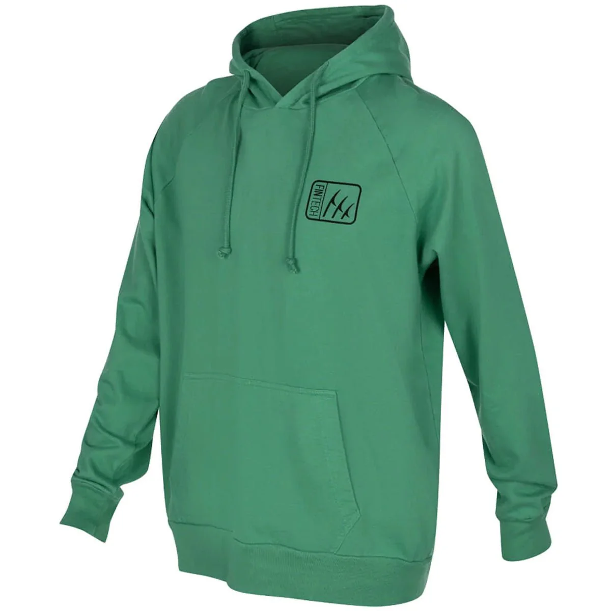 Fintech Wanted Bass Point Breeze Fleece Pullover Hoodie - Frosty Spruce - Image 2