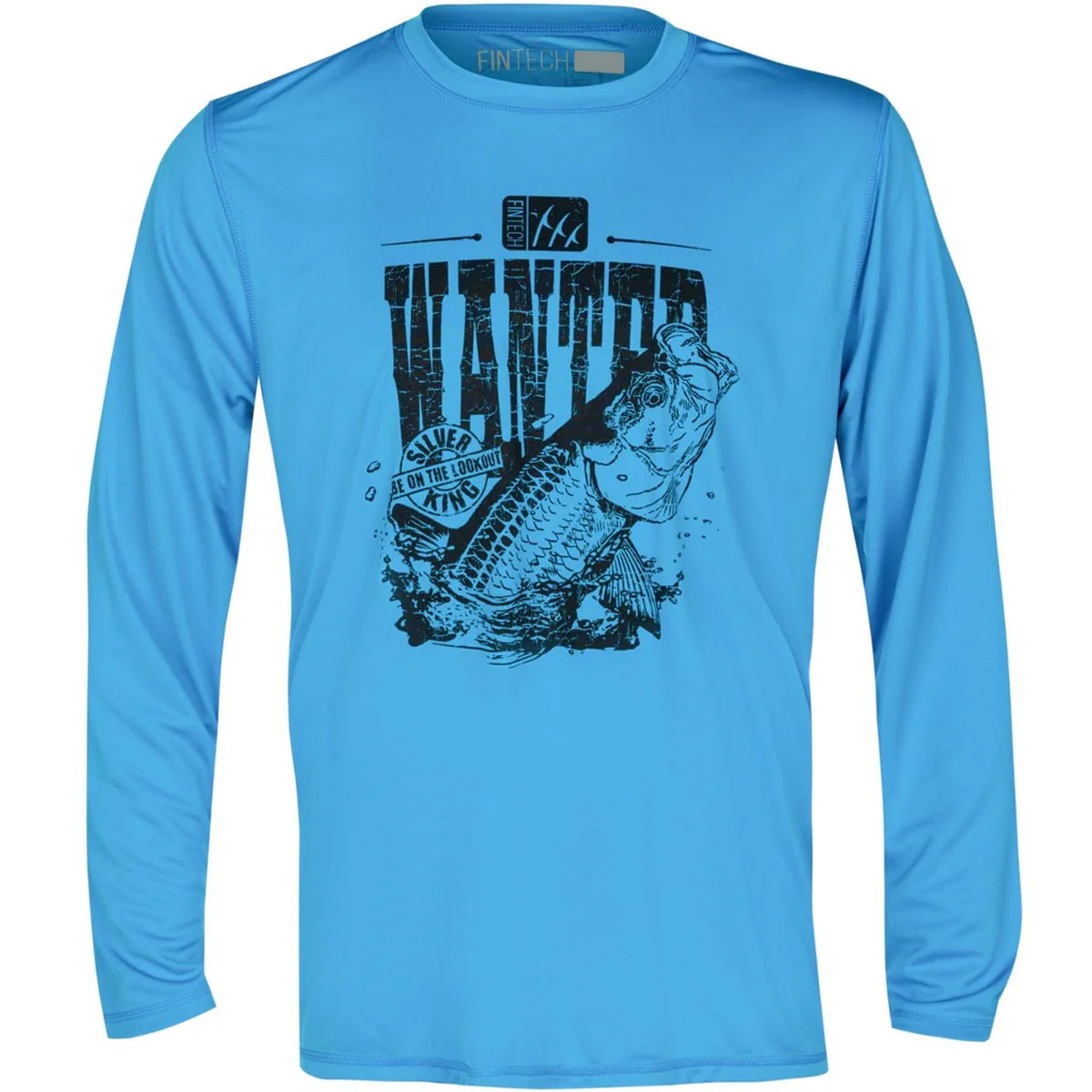 Fintech Wanted Tarpon Sun Defender UV Long Sleeve T-Shirt - Hawaiian Ocean