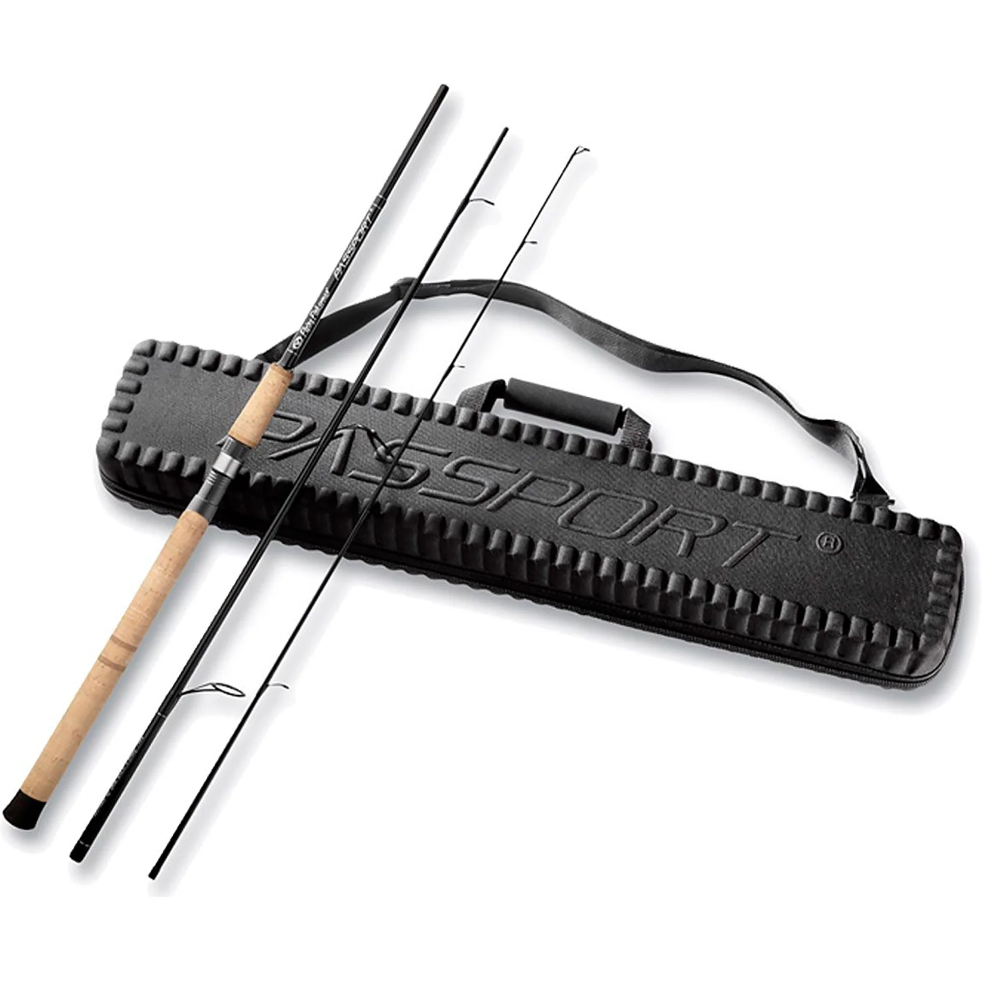 Flying Fisherman 7' Passport Spinning Fishing Rod with Travel Case
