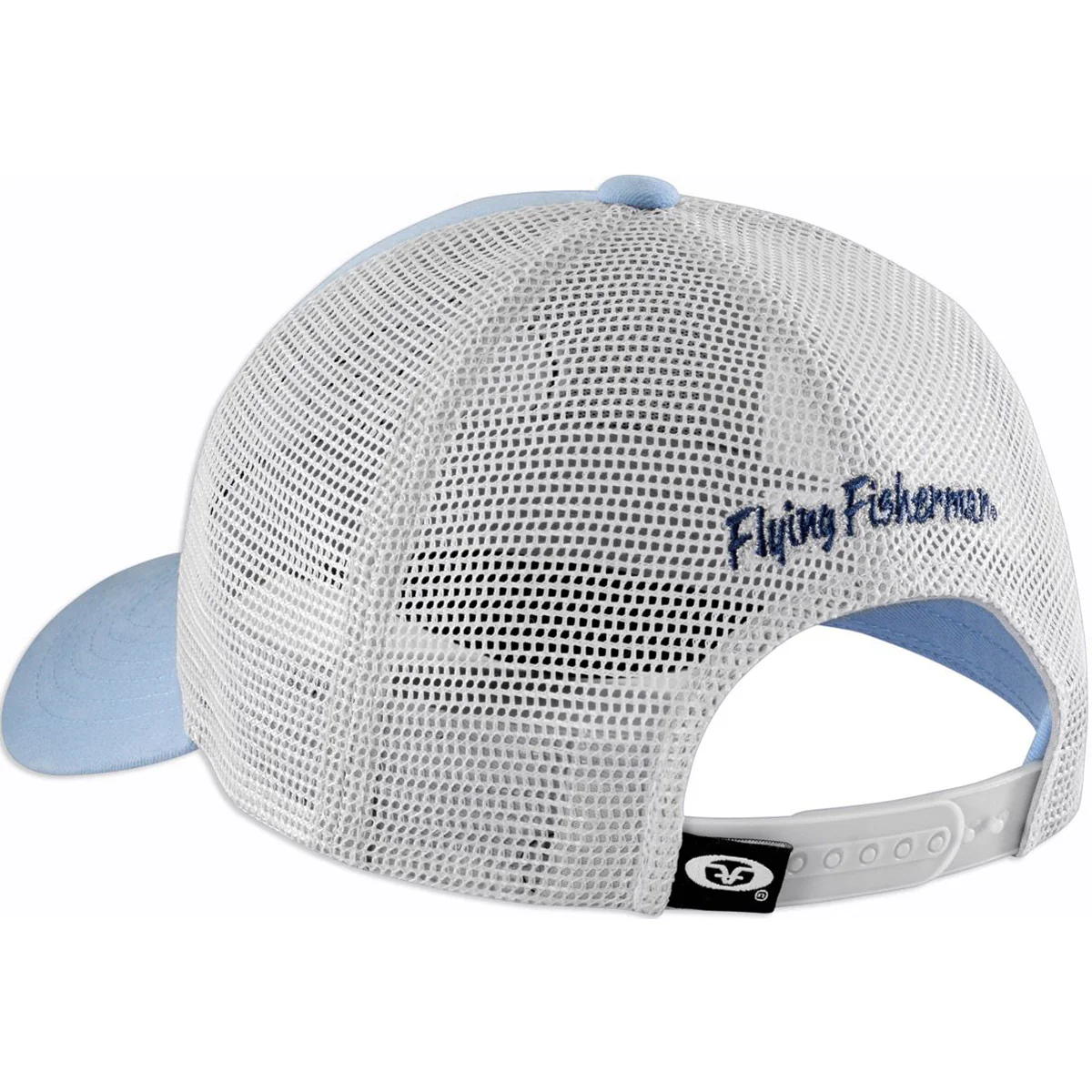 Flying Fisherman Blue Water Camo Logo Trucker Hat - Image 4