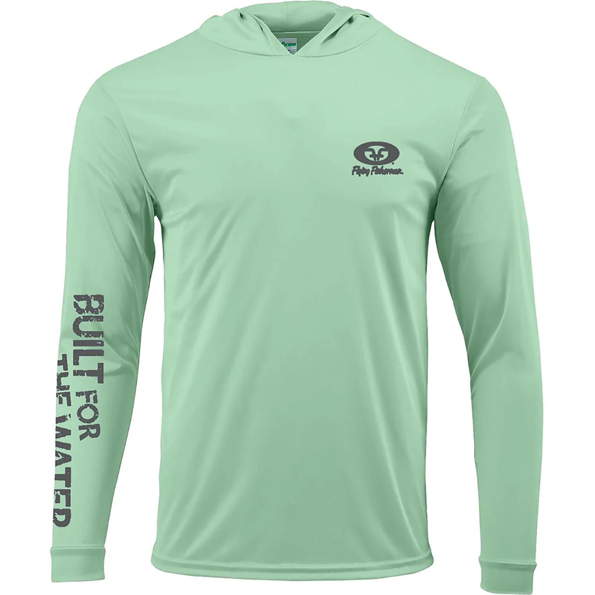Flying Fisherman Built For Water Performance Pullover Hoodie - Mint
