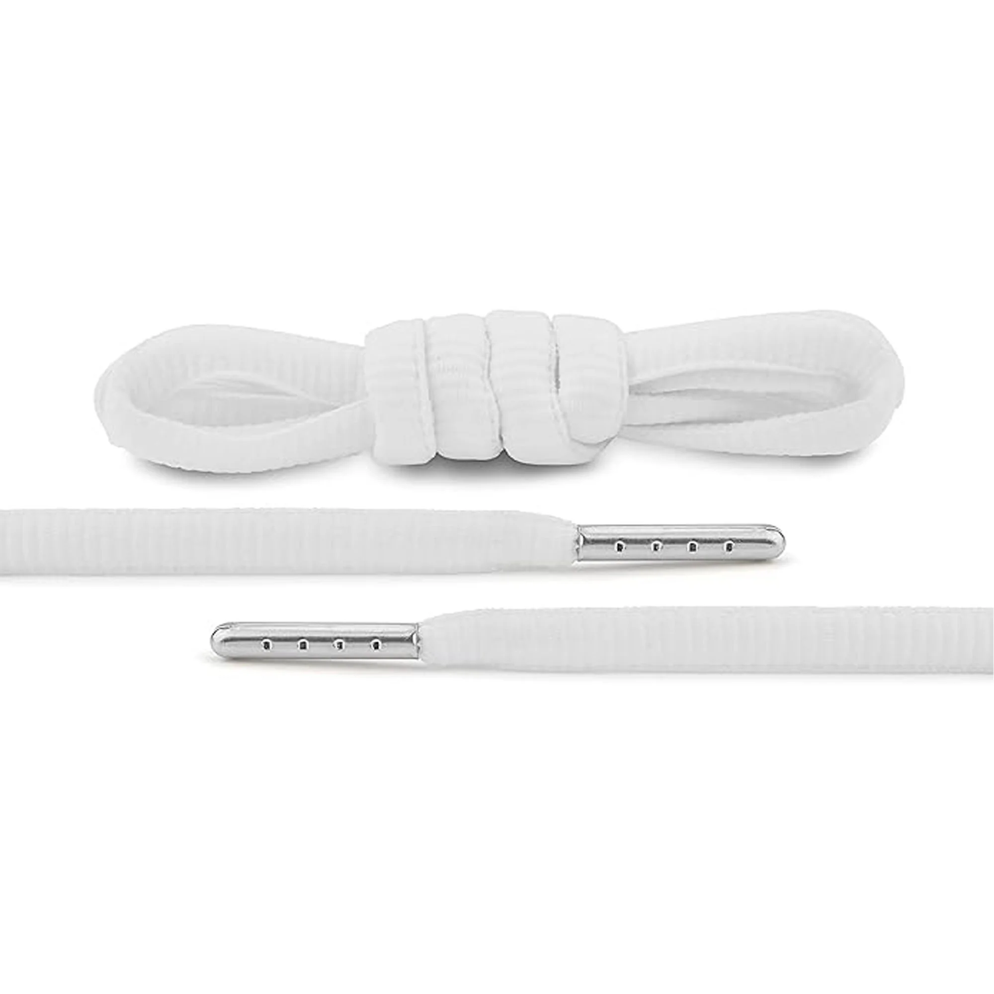 Forcefield Lifestyle Thick Oval Laces with Silver Aglet - Image 3
