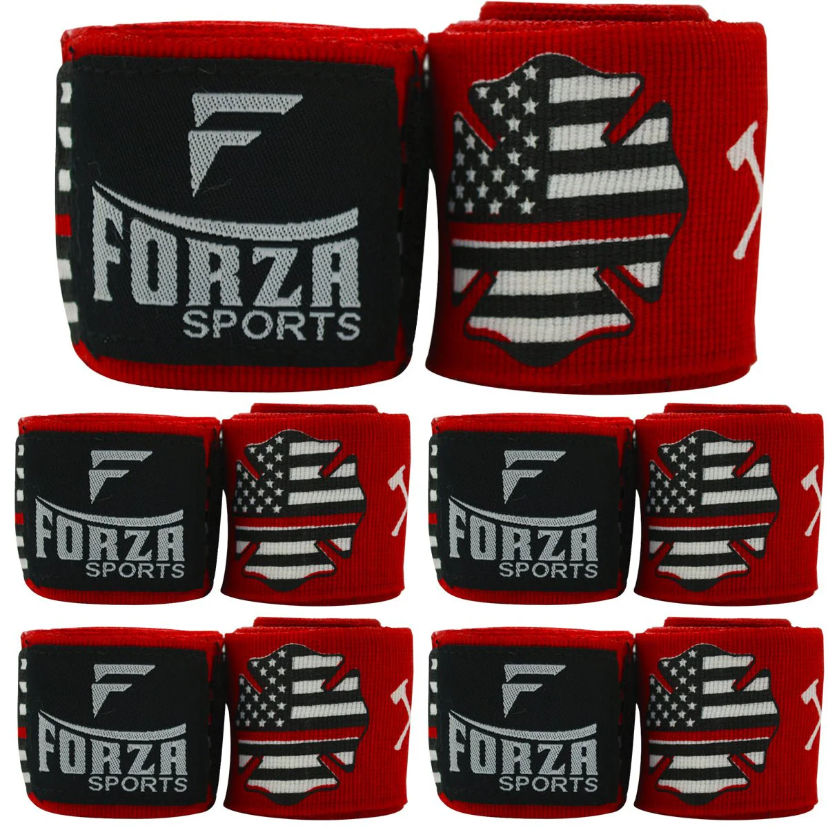 Forza Sports 180" Mexican Style Boxing and MMA Handwraps - 5-Pack - Image 44