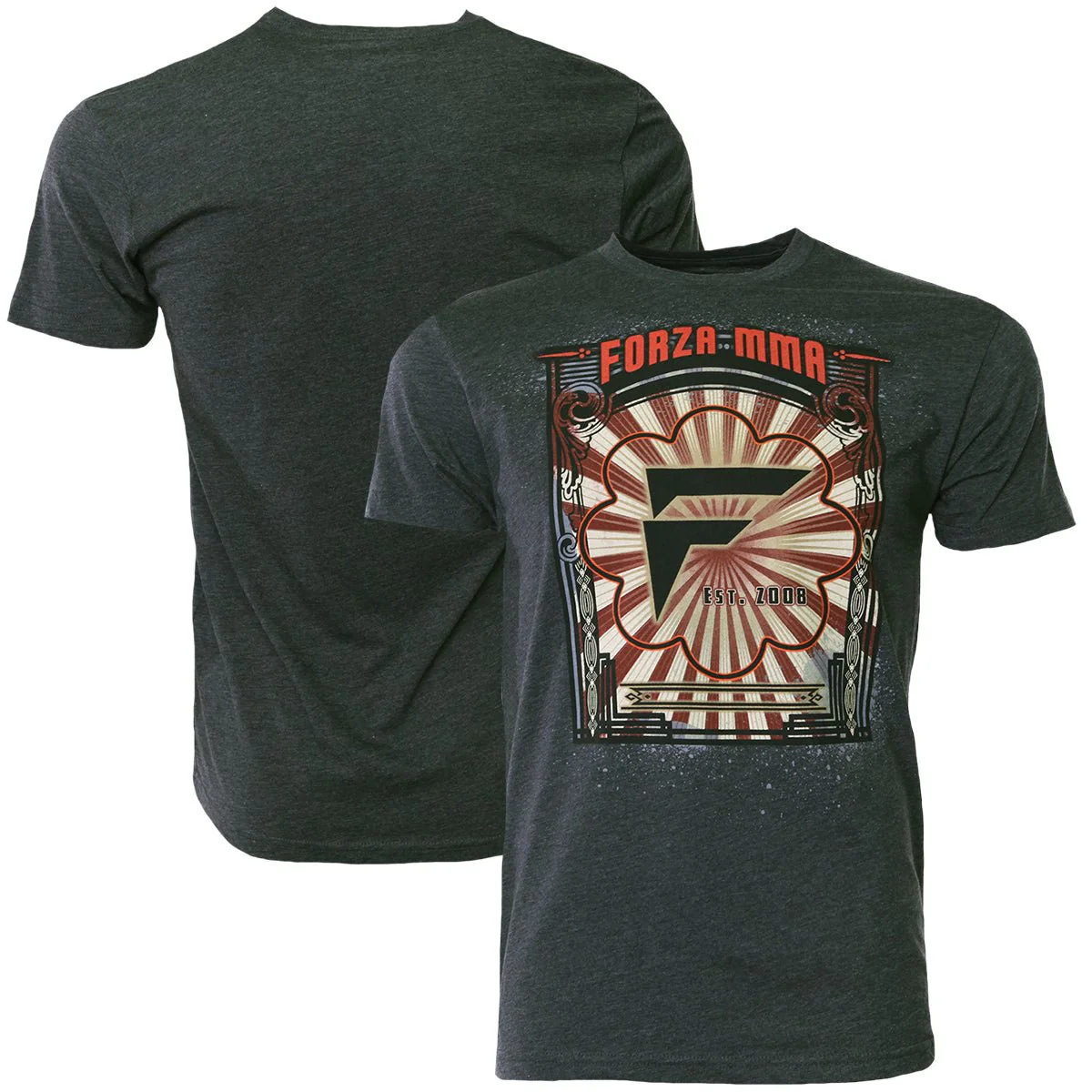Forza Sports "Awakening" MMA T-Shirt - Charcoal