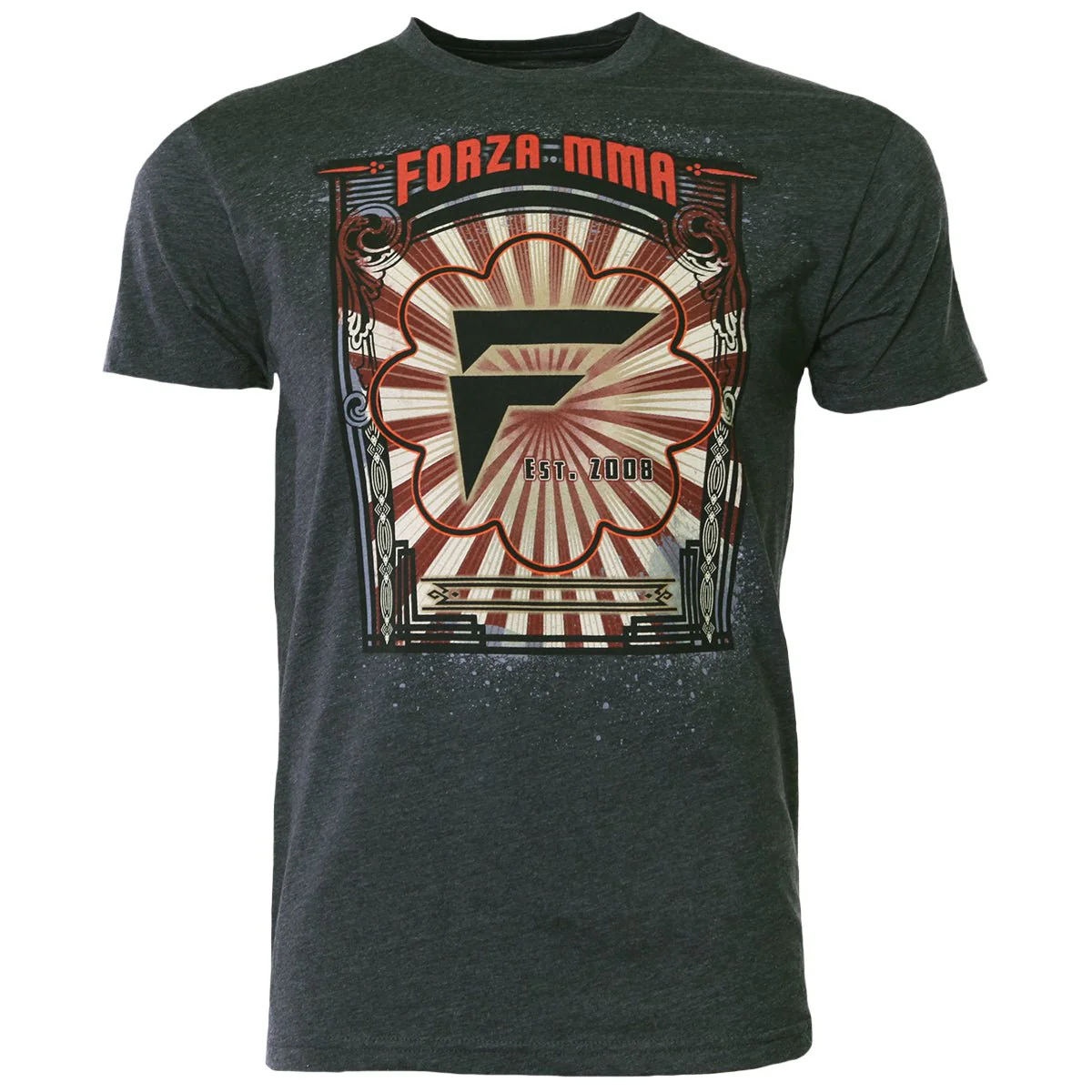 Forza Sports "Awakening" MMA T-Shirt - Charcoal - Image 2