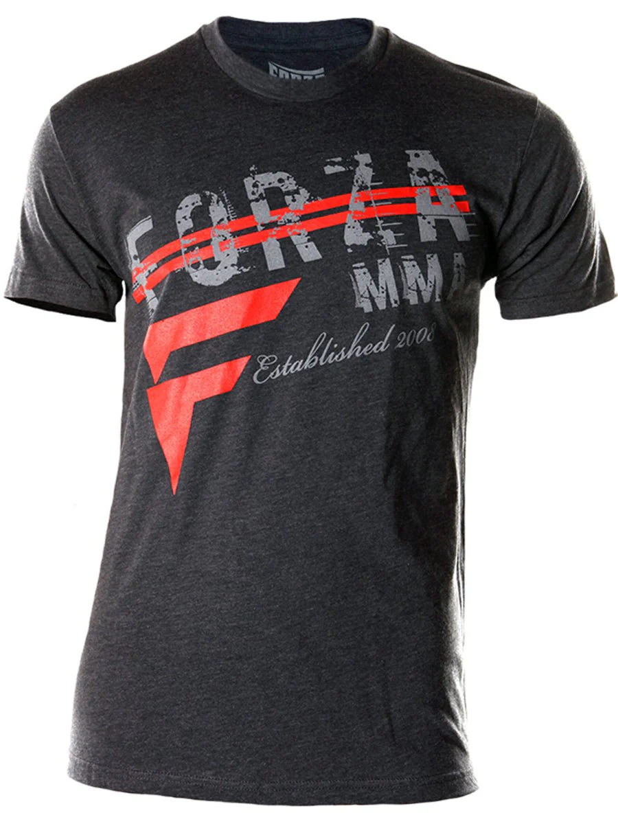 Forza Sports "New Heights" MMA T-Shirt - Charcoal