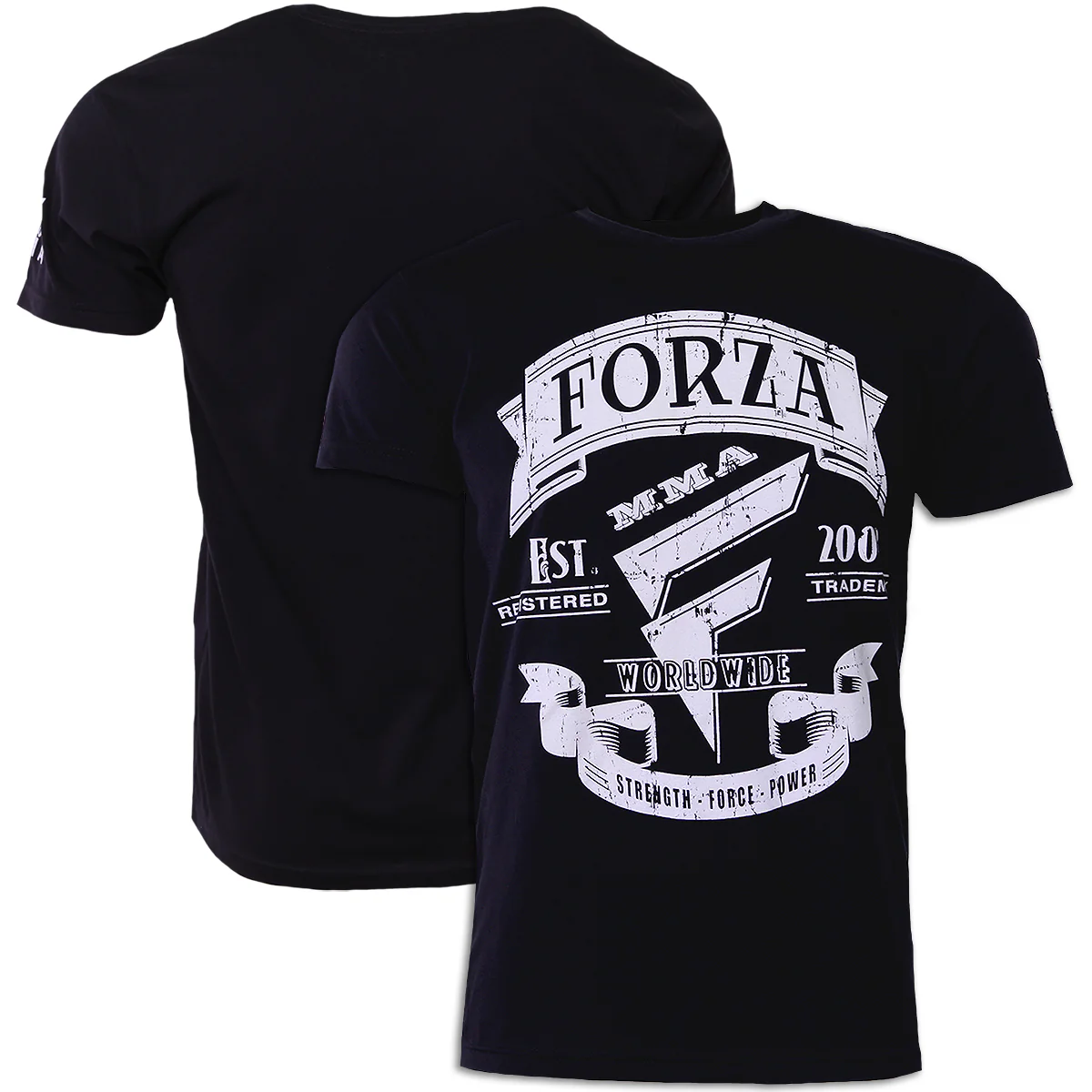 Forza Sports "Origins" MMA T-Shirt - Black - Image 4