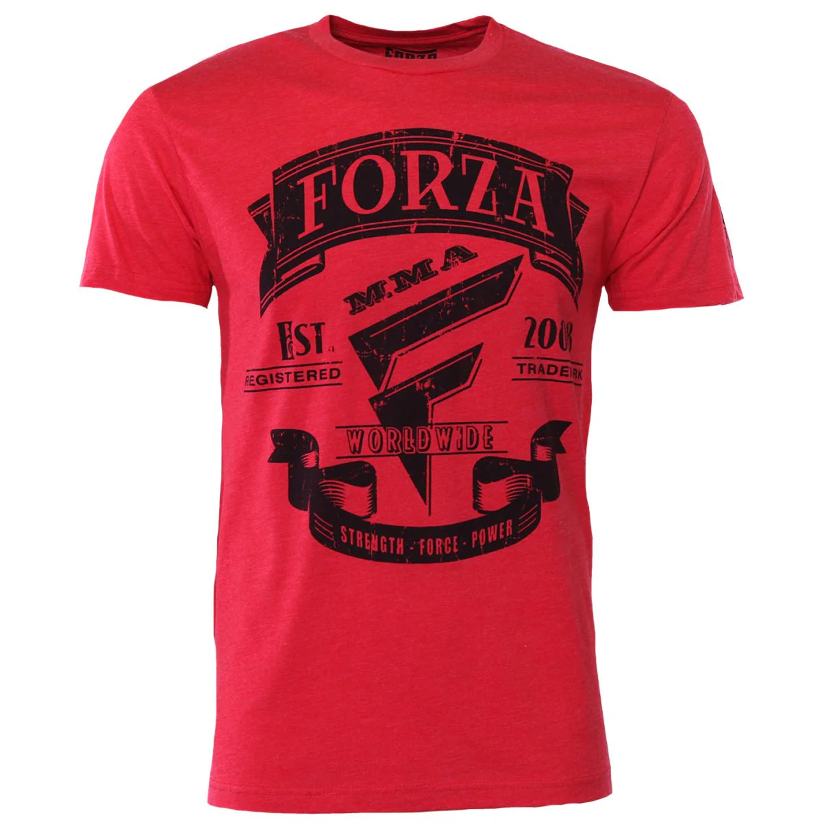 Forza Sports "Origins" MMA T-Shirt - Red - Image 2