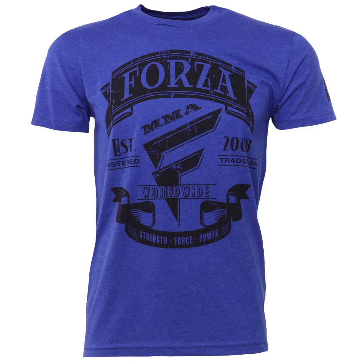 Forza Sports "Origins" MMA T-Shirt - Royal Blue - Image 2