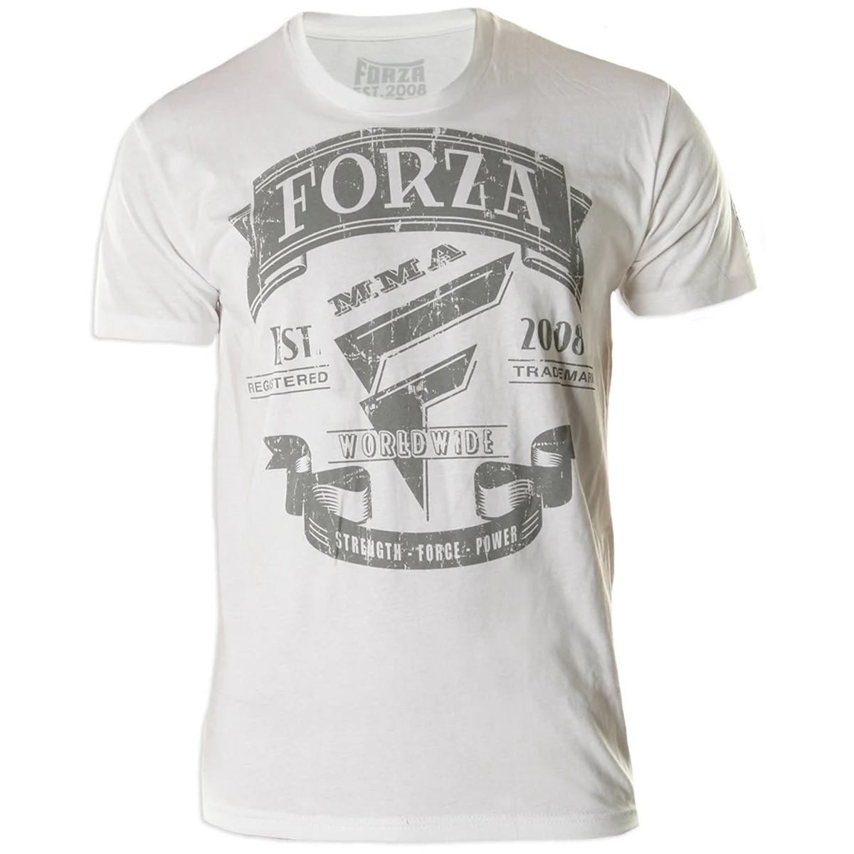 Forza Sports "Origins" MMA T-Shirt - White - Image 2