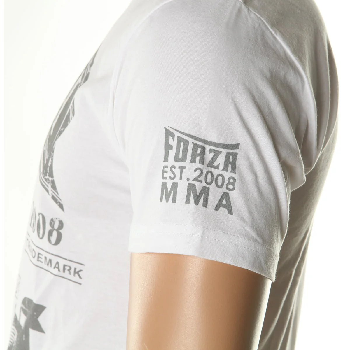 Forza Sports "Origins" MMA T-Shirt - White - Image 4