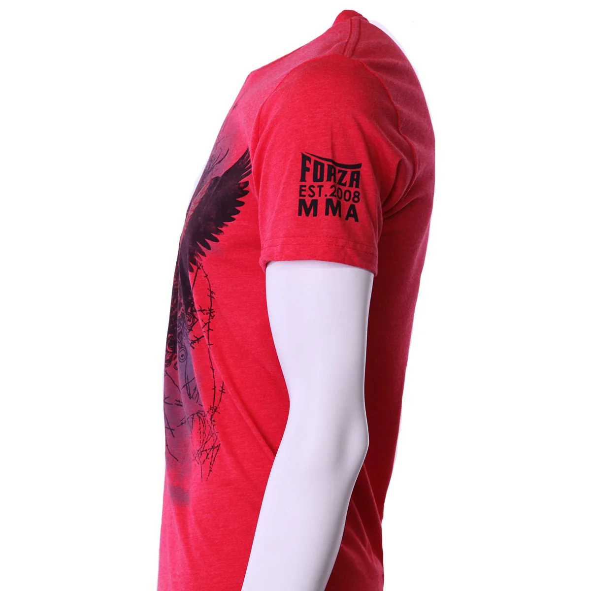 Forza Sports "Soar" MMA T-Shirt - Red - Image 3