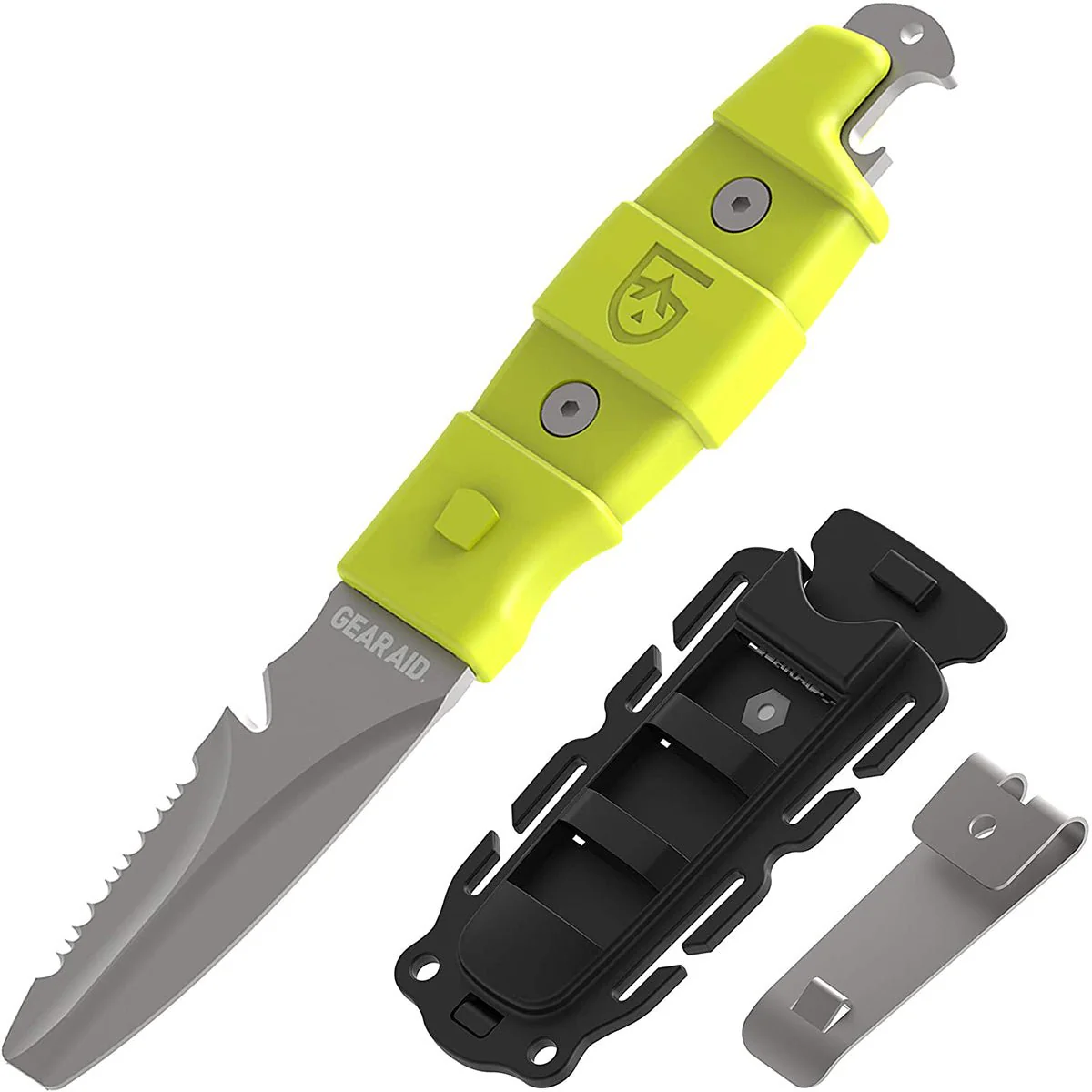Gear Aid 3" Akua River Serrated Blunt Tip Fixed Blade Knife with Sheath - Image 4