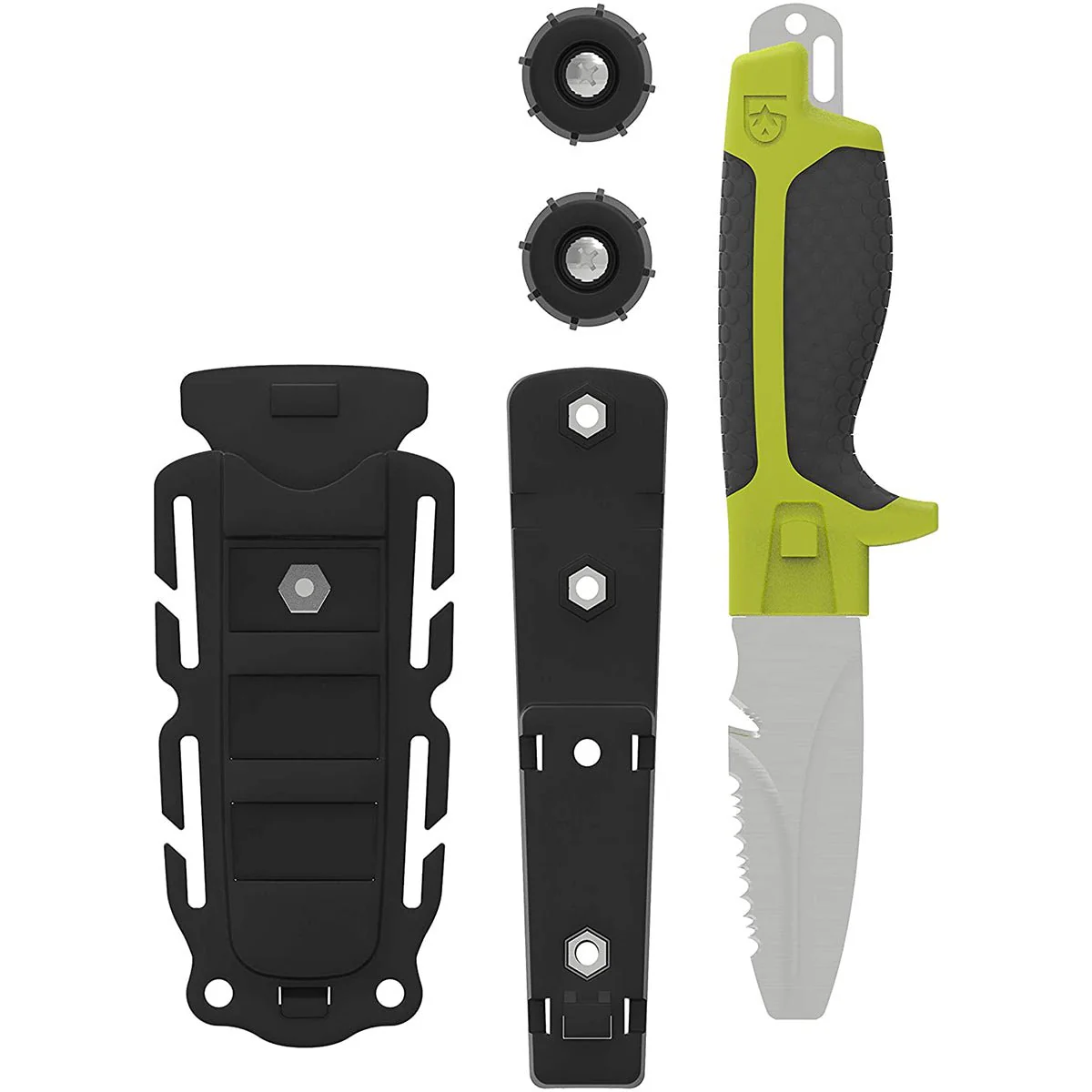 Gear Aid 3" Tanu Dive and Rescue Blunt Tip Fixed Knife with B.C.D. Adaptor - Image 5