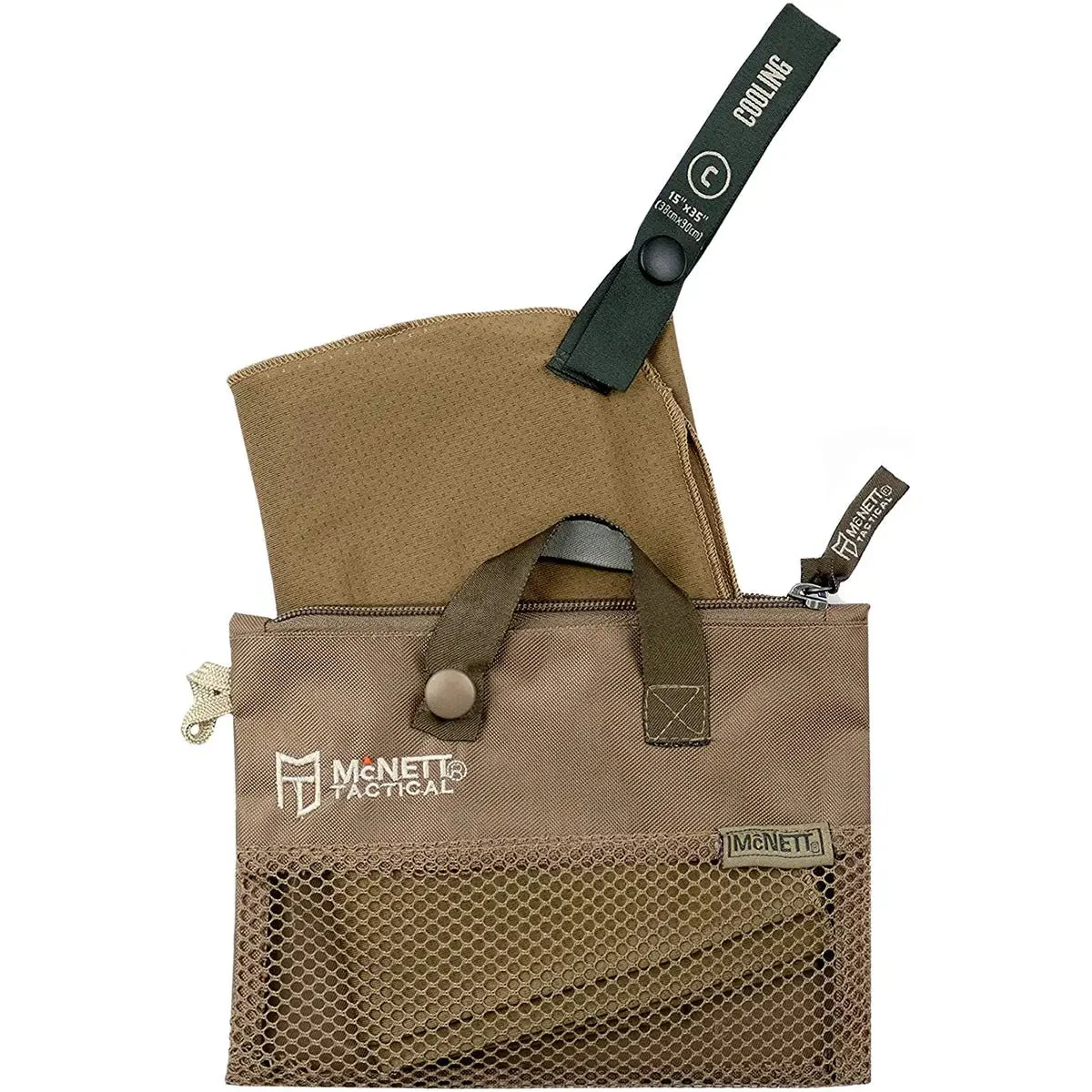 Gear Aid McNett Tactical 15" x 36" Cooling Towel - Coyote - Image 3