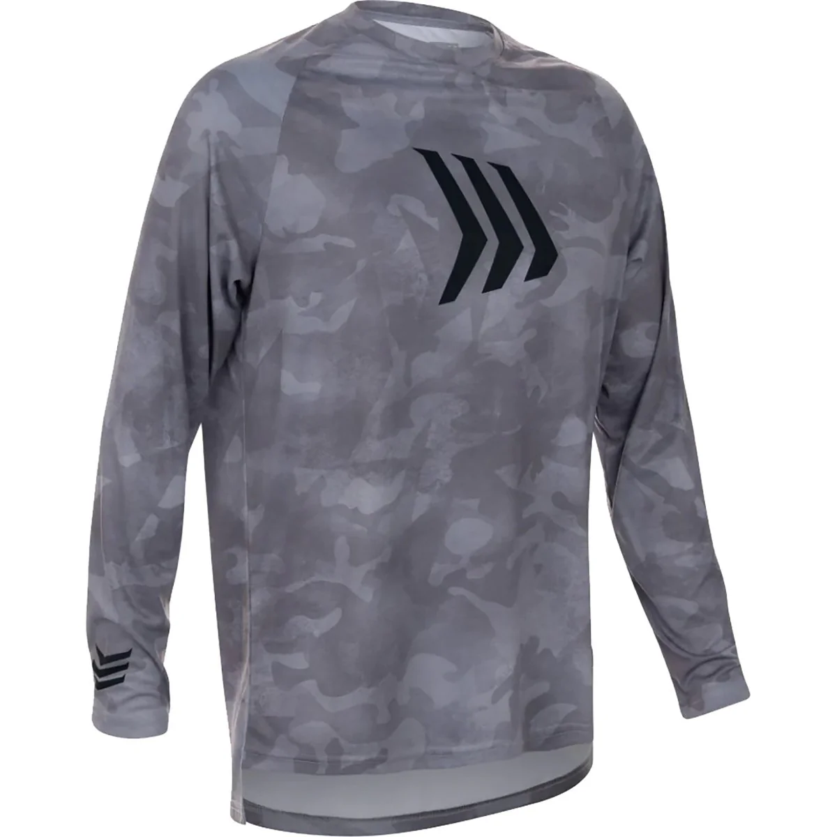 Gillz Contender Series Burnt UV Long Sleeve T-Shirt - Glacier Gray - Image 2