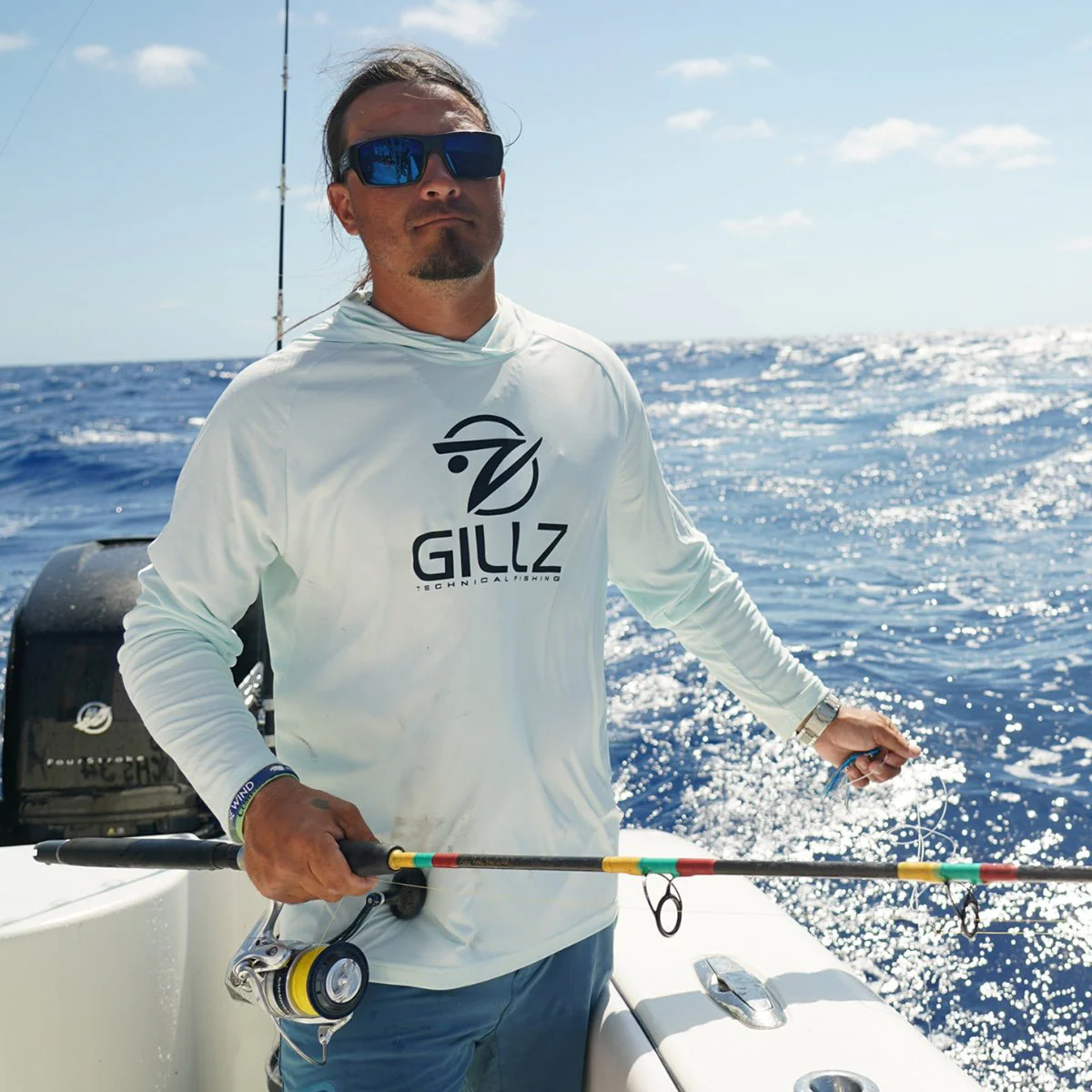 Gillz Contender Series UV Pullover Hoodie - Skylight - Image 4