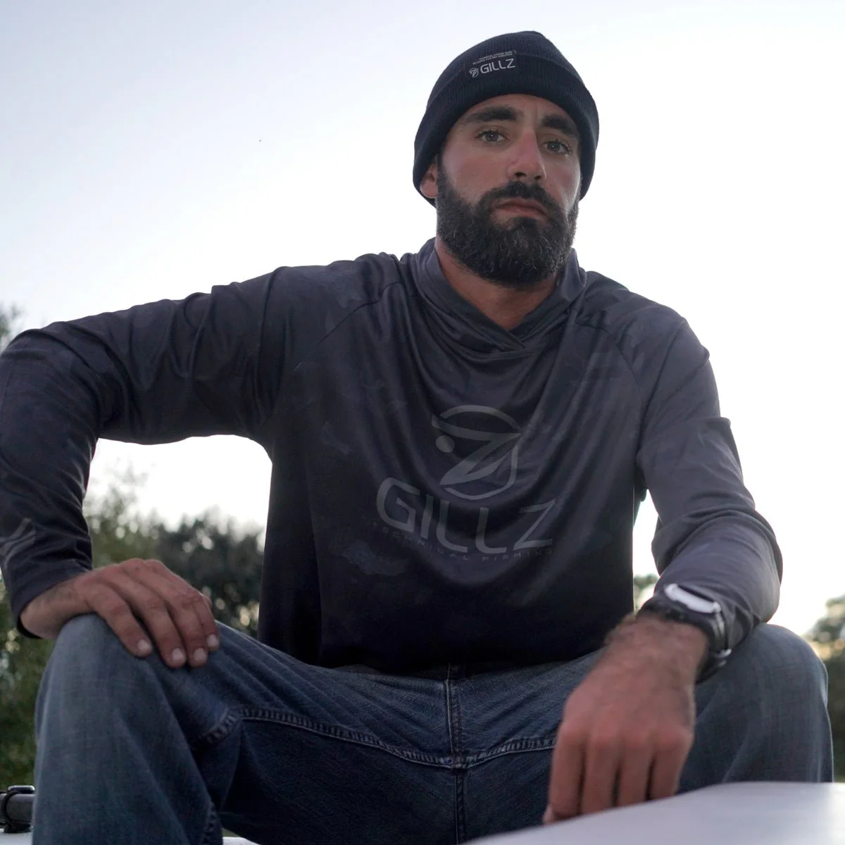 Gillz Fishing Watchman Beanie - Jet Set - Image 4