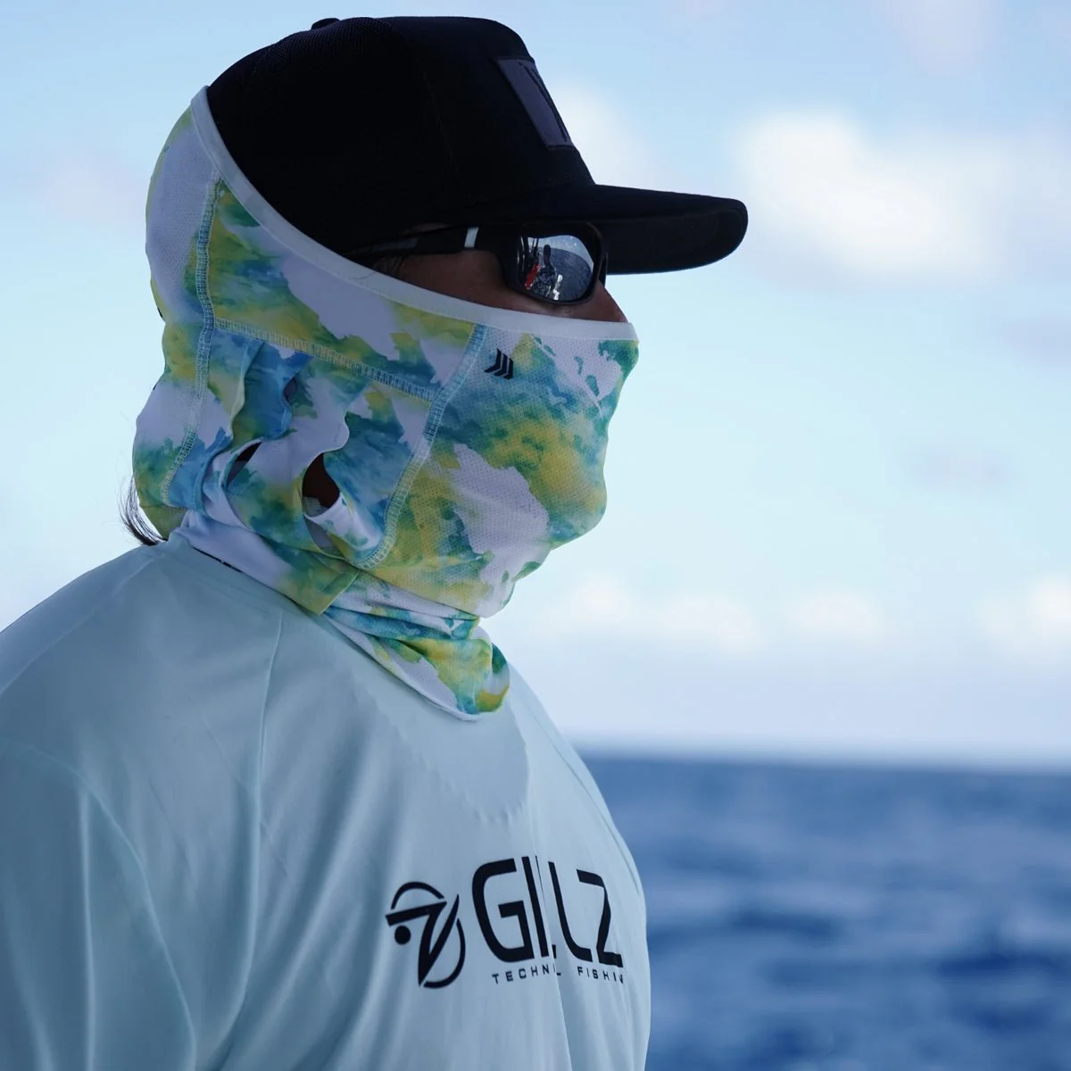 Gillz Mahi DPM Elite Fishing Mask - Blazing Yellow - Image 4