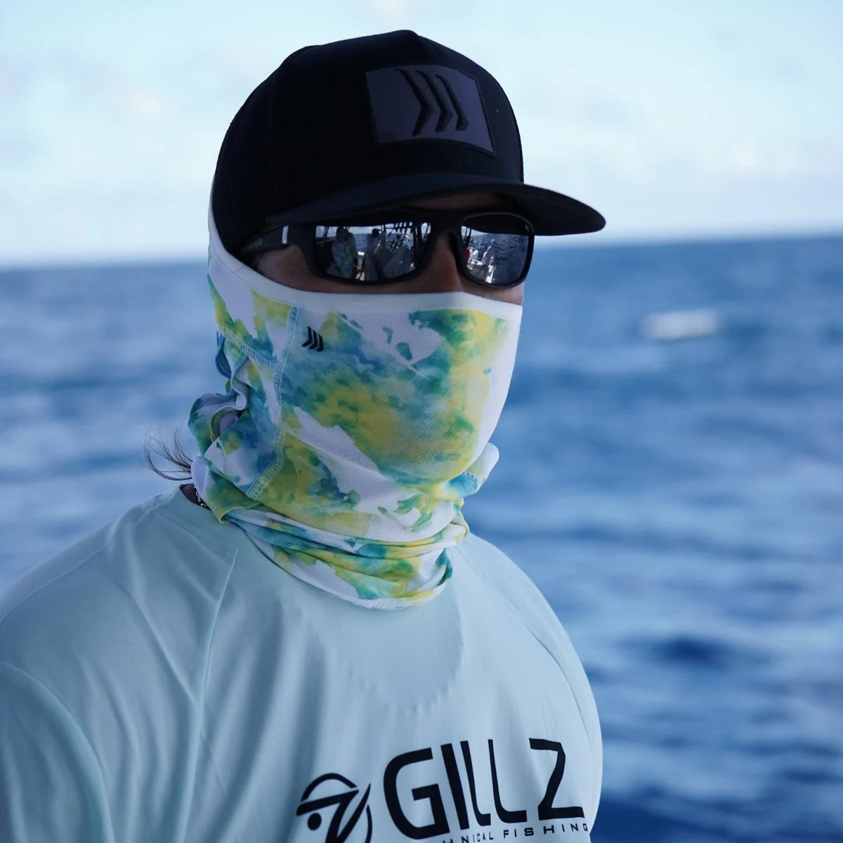 Gillz Mahi DPM Elite Fishing Mask - Blazing Yellow - Image 5