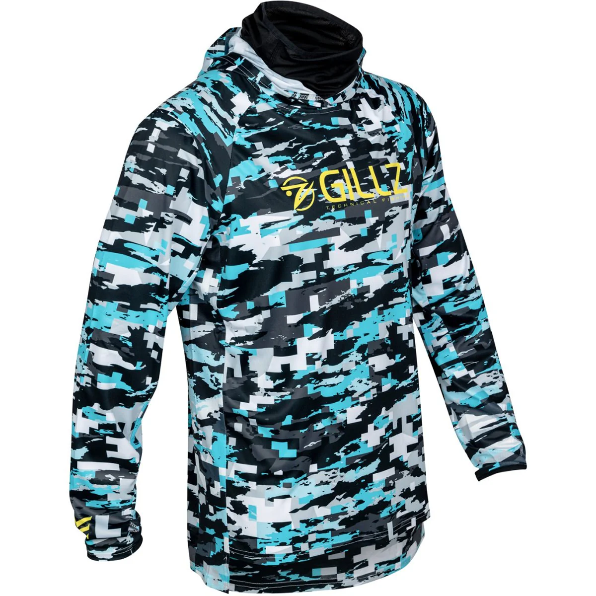 Gillz Pro Series Tek UV Pullover Hoodie - Aruba Blue - Image 3