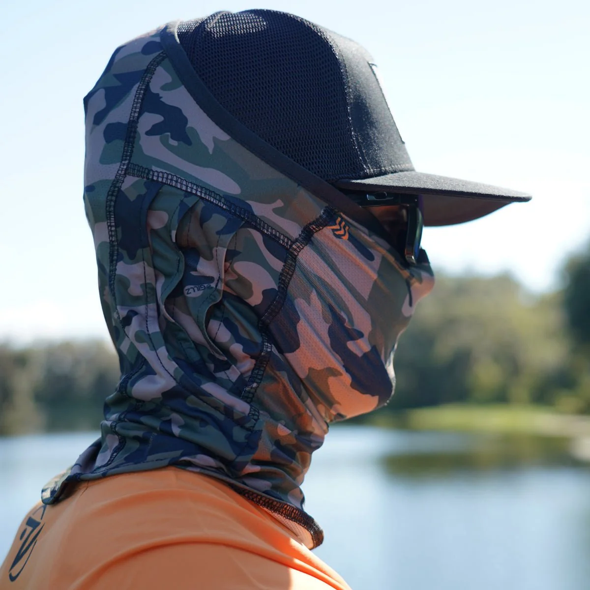 Gillz Splinter Elite Fishing Mask - Rifle Green - Image 4
