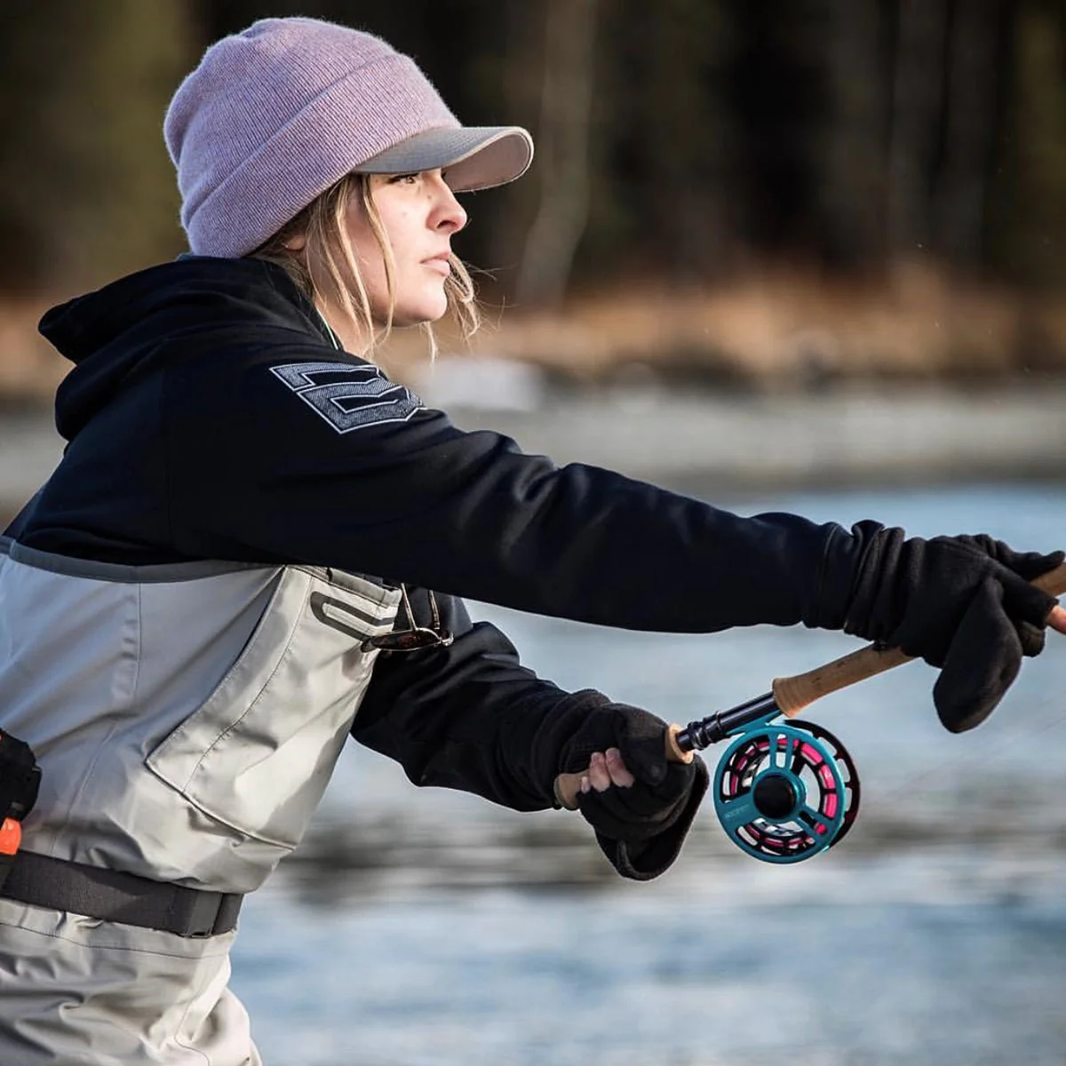 Glacier Glove Alaska River Series Flip Mitts - Black - Image 3