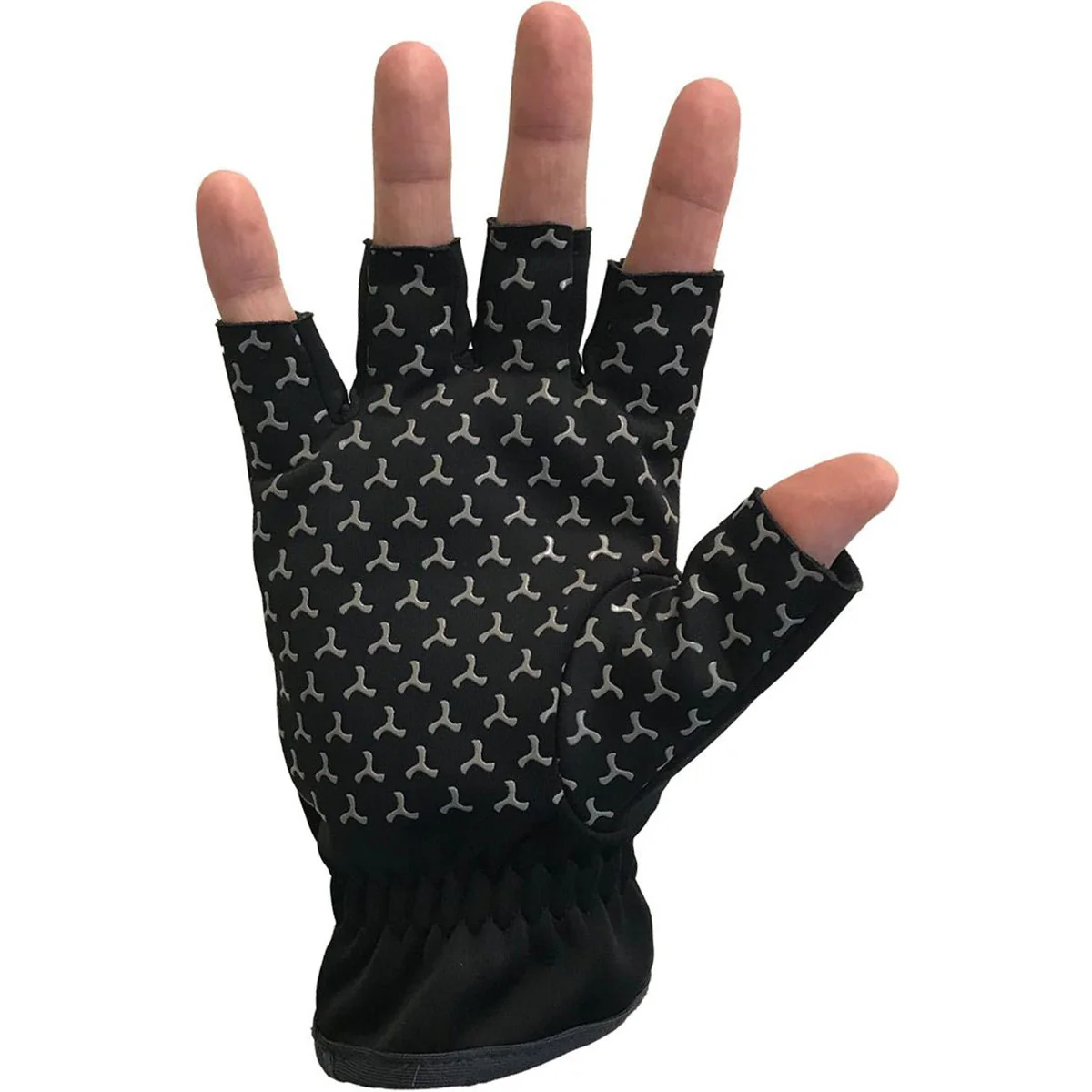 Glacier Glove Cold River Fingerless Softshell Gloves - Black - Image 2