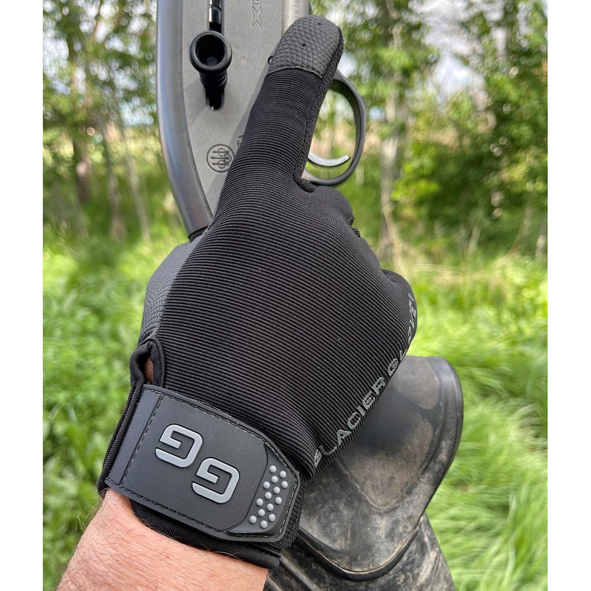 Glacier Glove Elite Tactical Full Finger Gloves - Black - Image 5