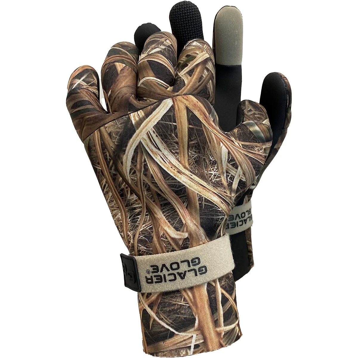 Glacier Glove Pro Waterfowler Gloves - Mossy Oak Shadowgrass Blades