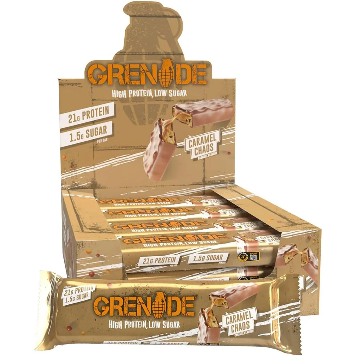 Grenade Low Sugar Protein Bars 12-Pack - Image 9