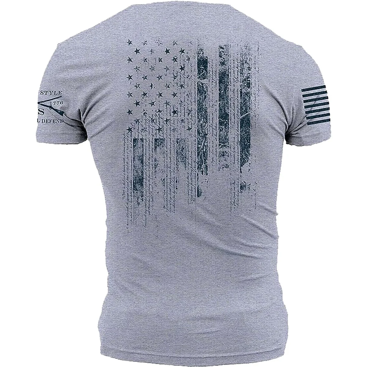 Grunt Style 1776 Flag T-Shirt - Image 3