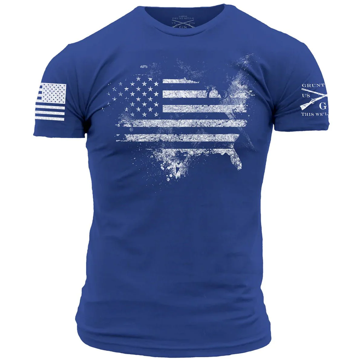 Grunt Style American Acid T-Shirt - Royal