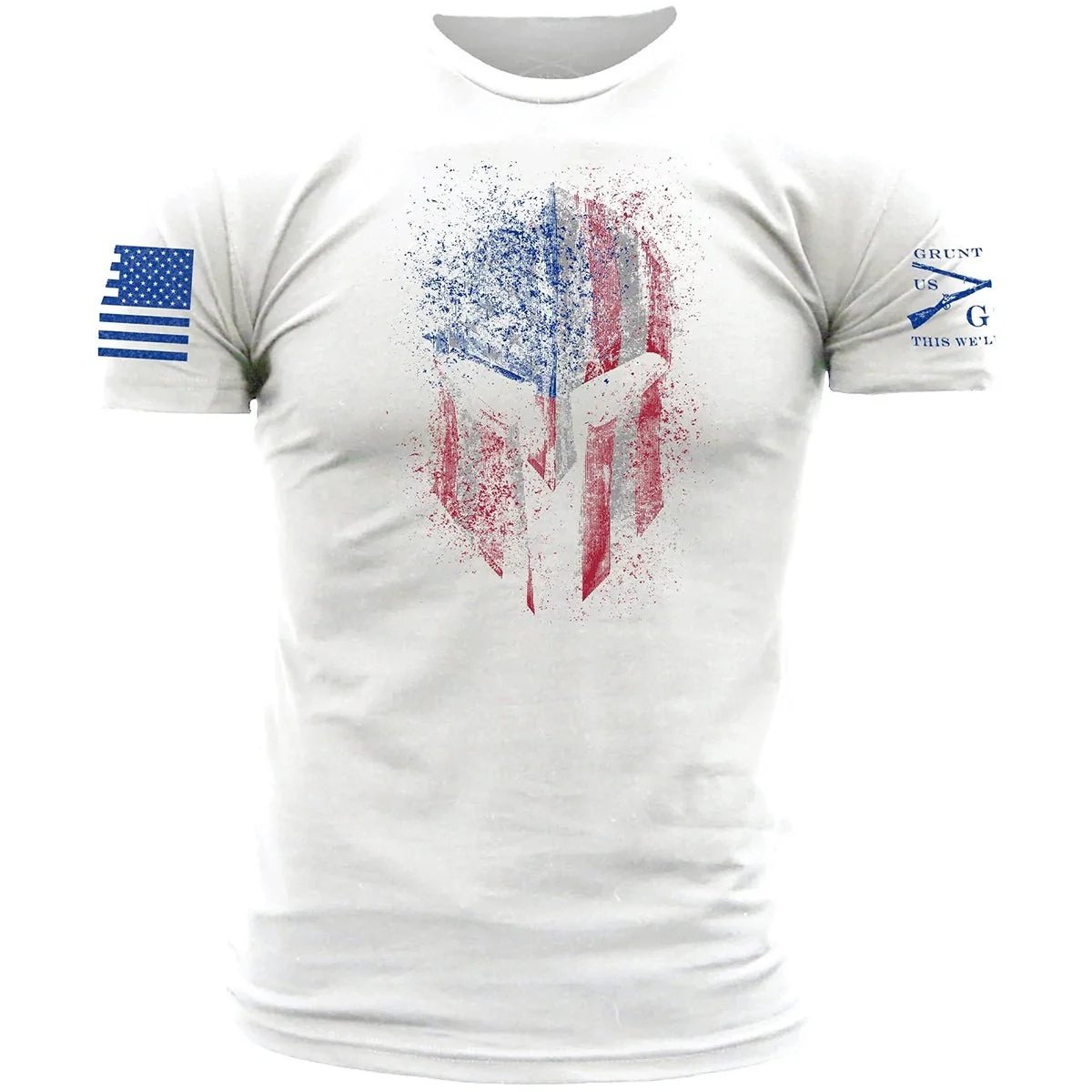 Grunt Style American Spartan 2.0 T-Shirt - White