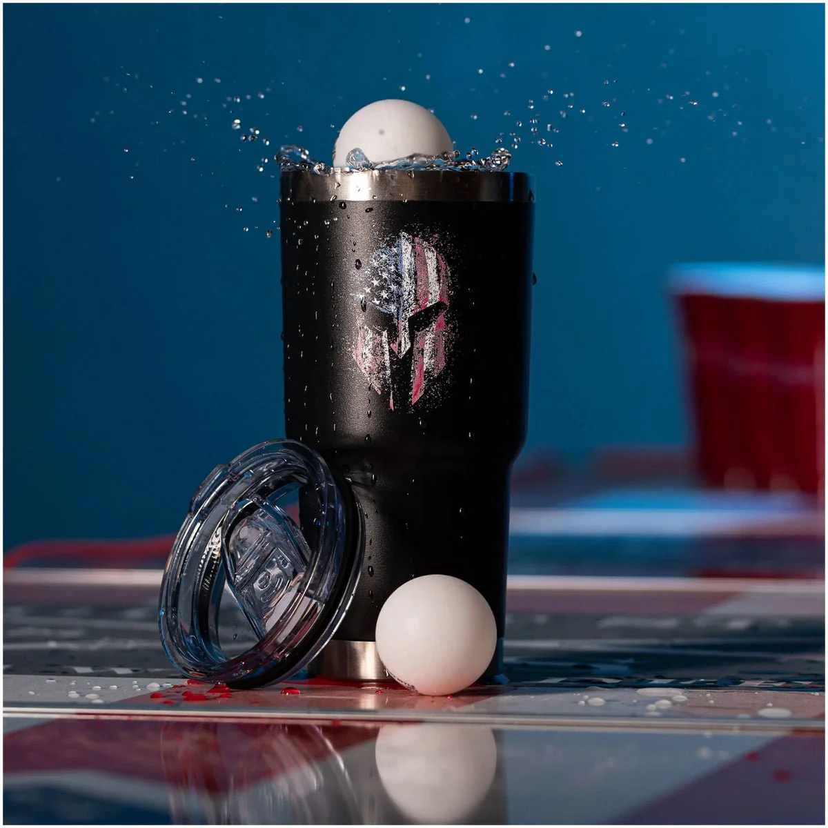Grunt Style American Spartan 2.0 Vacuum Insulated Stainless Steel Tumbler- Black - Image 10