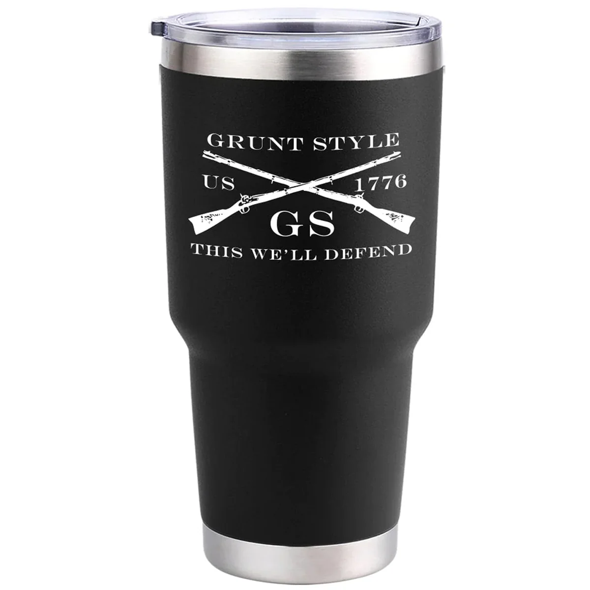 Grunt Style American Spartan 2.0 Vacuum Insulated Stainless Steel Tumbler- Black - Image 2