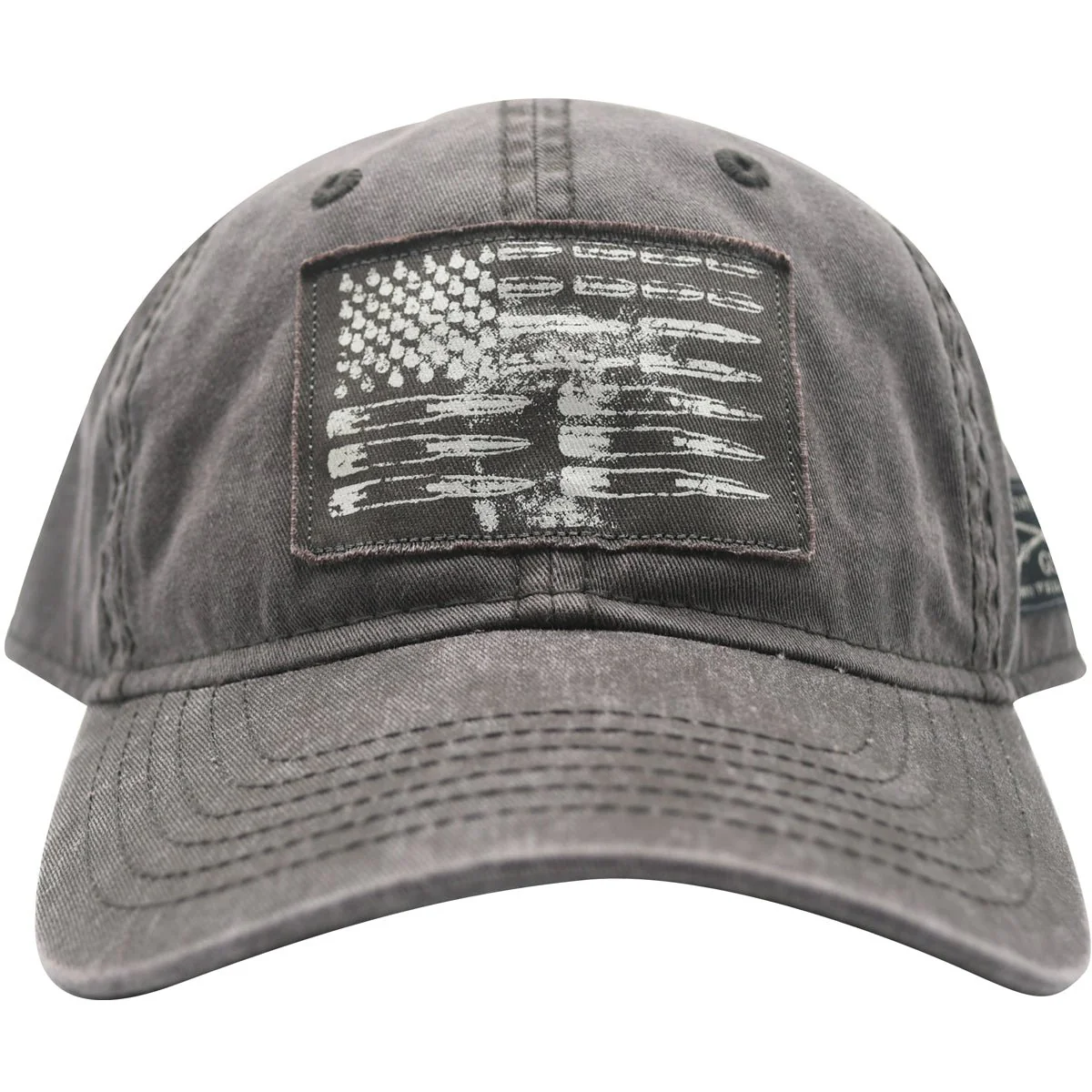 Grunt Style Ammo Flag Patch Hat - Black - Image 2