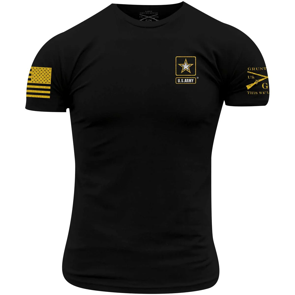 Grunt Style Army - Basic Full Logo T-Shirt - Black