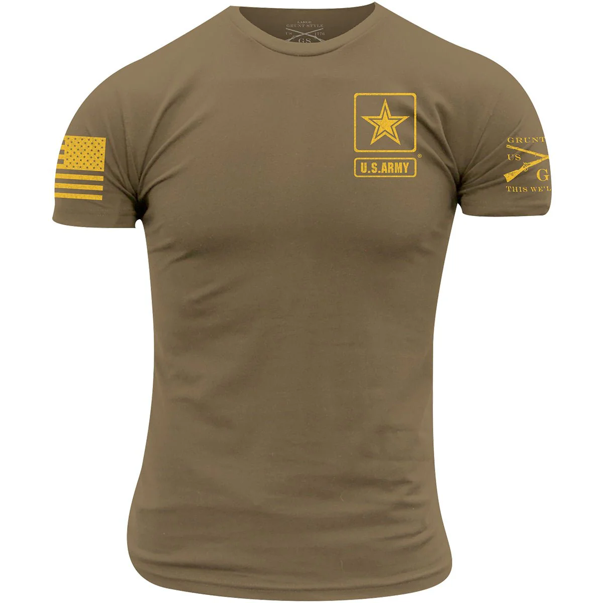 Grunt Style Army - Jump T-Shirt - Military Green - Image 2