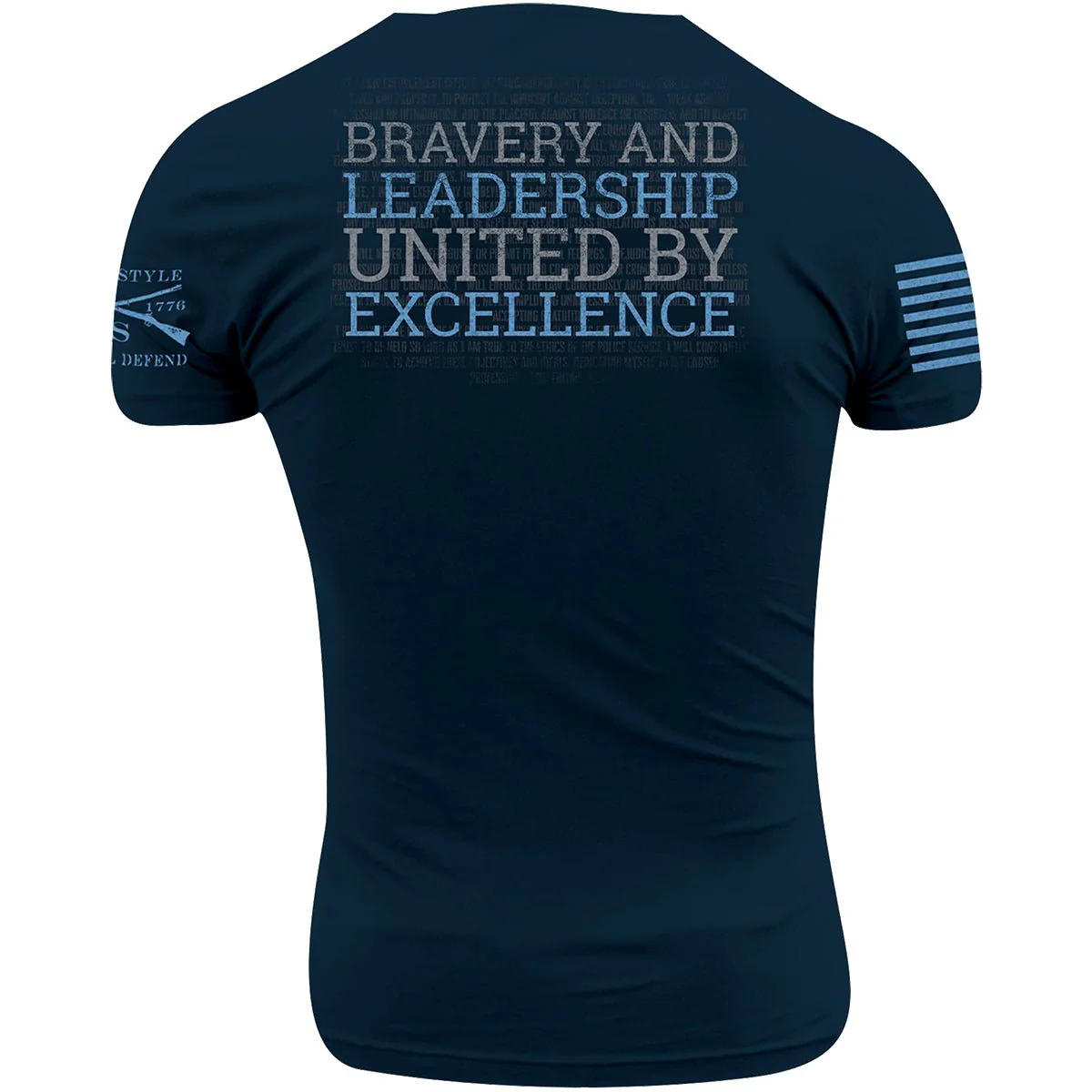Grunt Style B.L.U.E. T-Shirt - Navy - Image 3