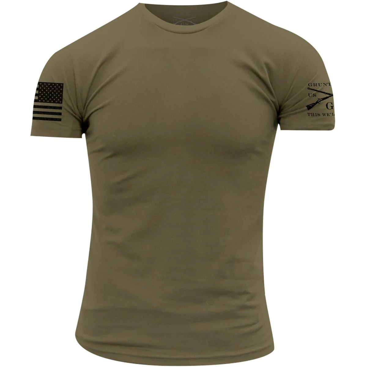 Grunt Style Basic Crew T-Shirt - Tan