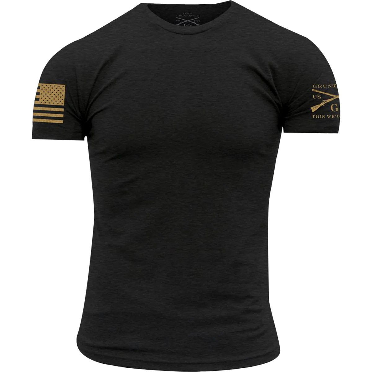Grunt Style Basic Crewneck T-Shirt - Black