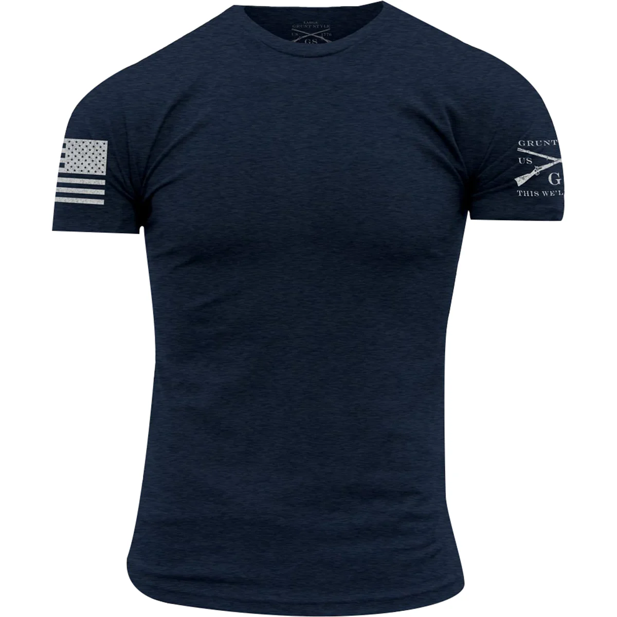 Grunt Style Basic Crewneck T-Shirt - Navy