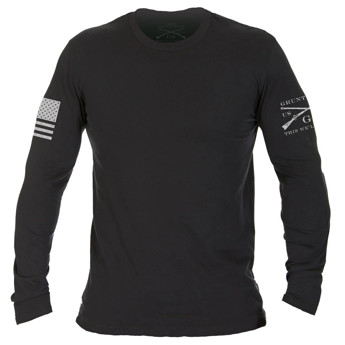Grunt Style Basic Long Sleeve T-Shirt - Black
