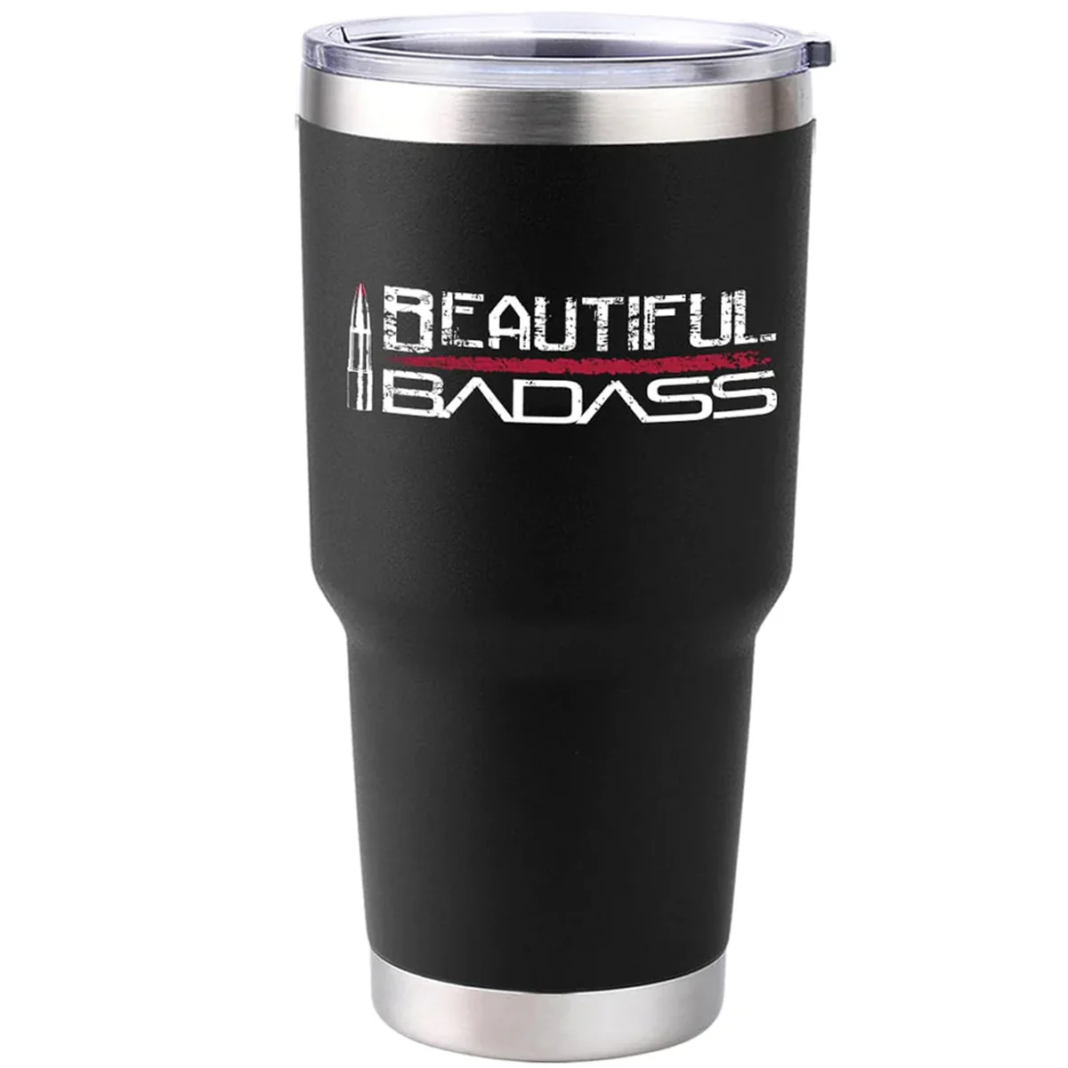 Grunt Style Beautiful Badass Vacuum Insulated Stainless Steel Tumbler - Black